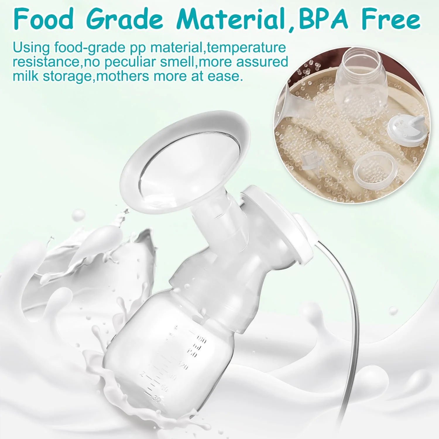 Подвойной электрический молокоотсос 3 Режима 9 Уровней всасывания, фото №2 Подвойной электрический молокоотсос 3 Режима 9 Уровней всасывания, фото №2