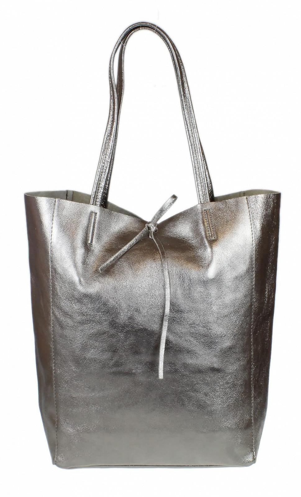 Шкіряна жіноча сумка з відкритим верхом Girly Handbags, фото №1