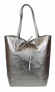 Кожаная женская сумка с открытым верхом Girly Handbags - Фото 1