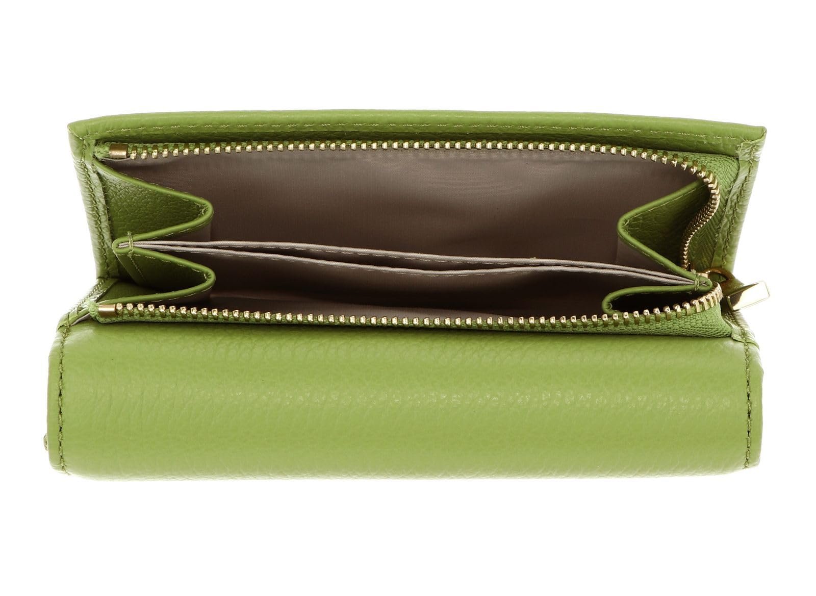 Кошелек Coccinelle Metallic Soft Кожа зернистая Guacamole, Guacamole, Classic, фото №2