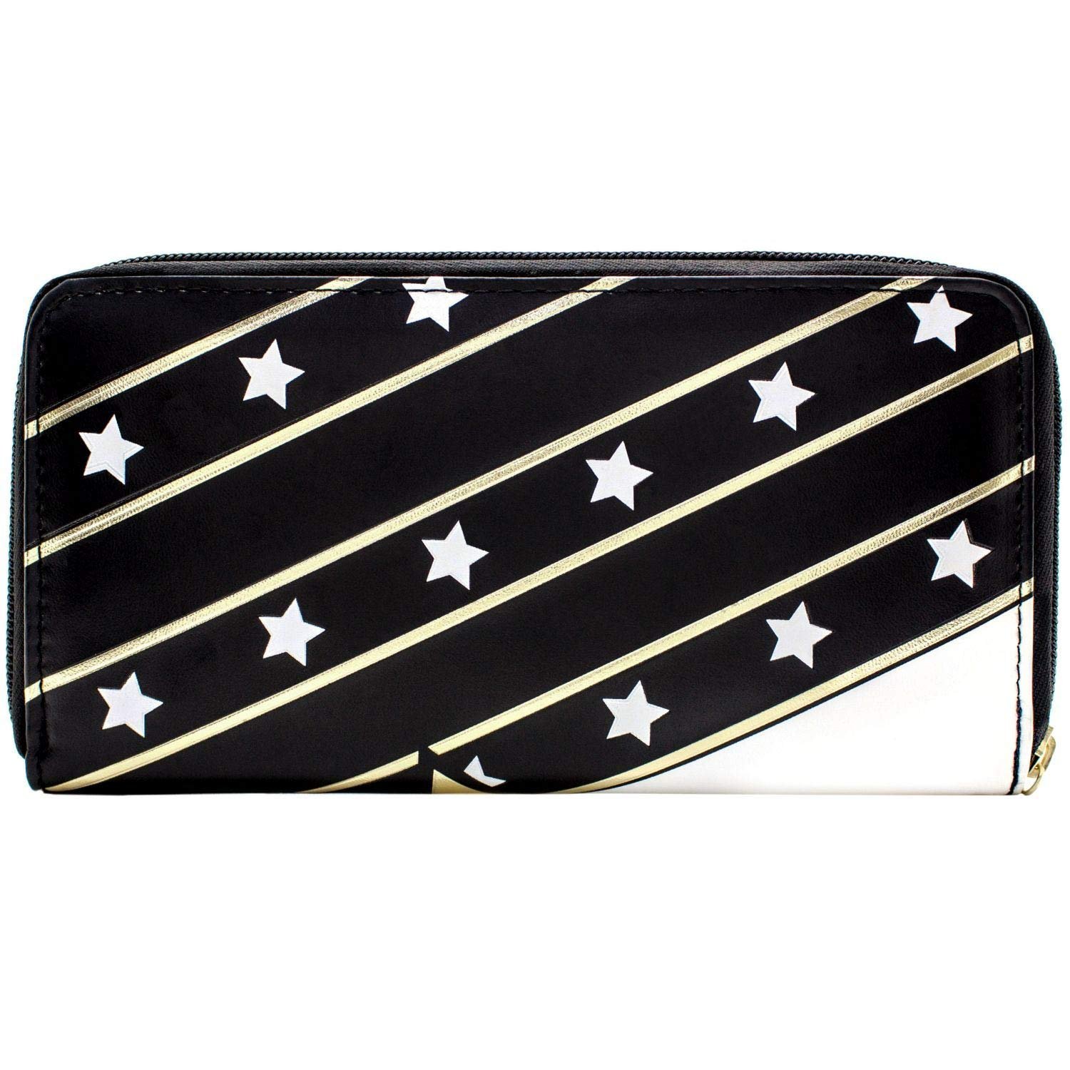 Кошелек DC Wonder Woman Stars & Stripes Zip Around Coin ID Clutch, фото №4