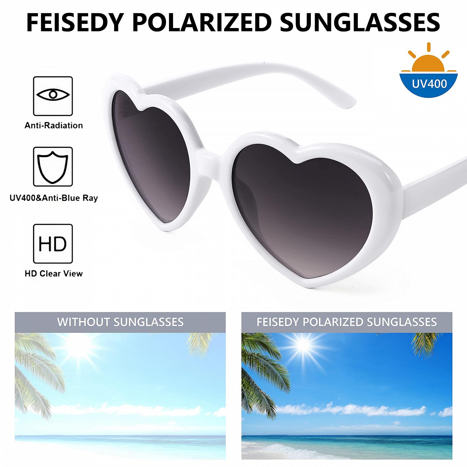 Солнцезащитные очки Сердце FEISEDY B2337, фото №3