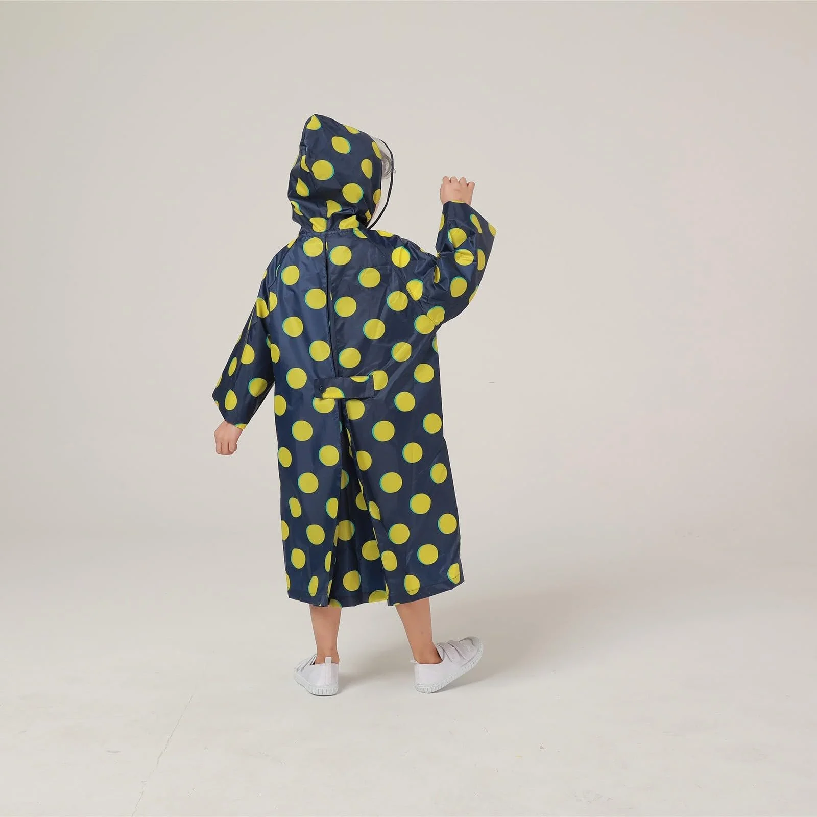 Дитячий дощовий плащ Eauptffy з капюшоном, водонепроникний, багаторазовий, фото №5 Дитячий дощовий плащ Eauptffy з капюшоном, водонепроникний, багаторазовий, фото №5