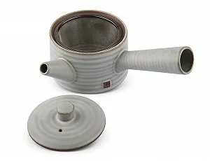 Чайник-заварник Kyusu MAOCI Сірий 500 мл Чайник-заварник з бічною ручкою для однієї руки synthetic.ua - Фото 1