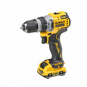 Дриль-шуруповерт DEWALT XR DCD703L2T-GB Бездротовий 4X + Зарядний пристрій 2 x 3ah - Фото 1