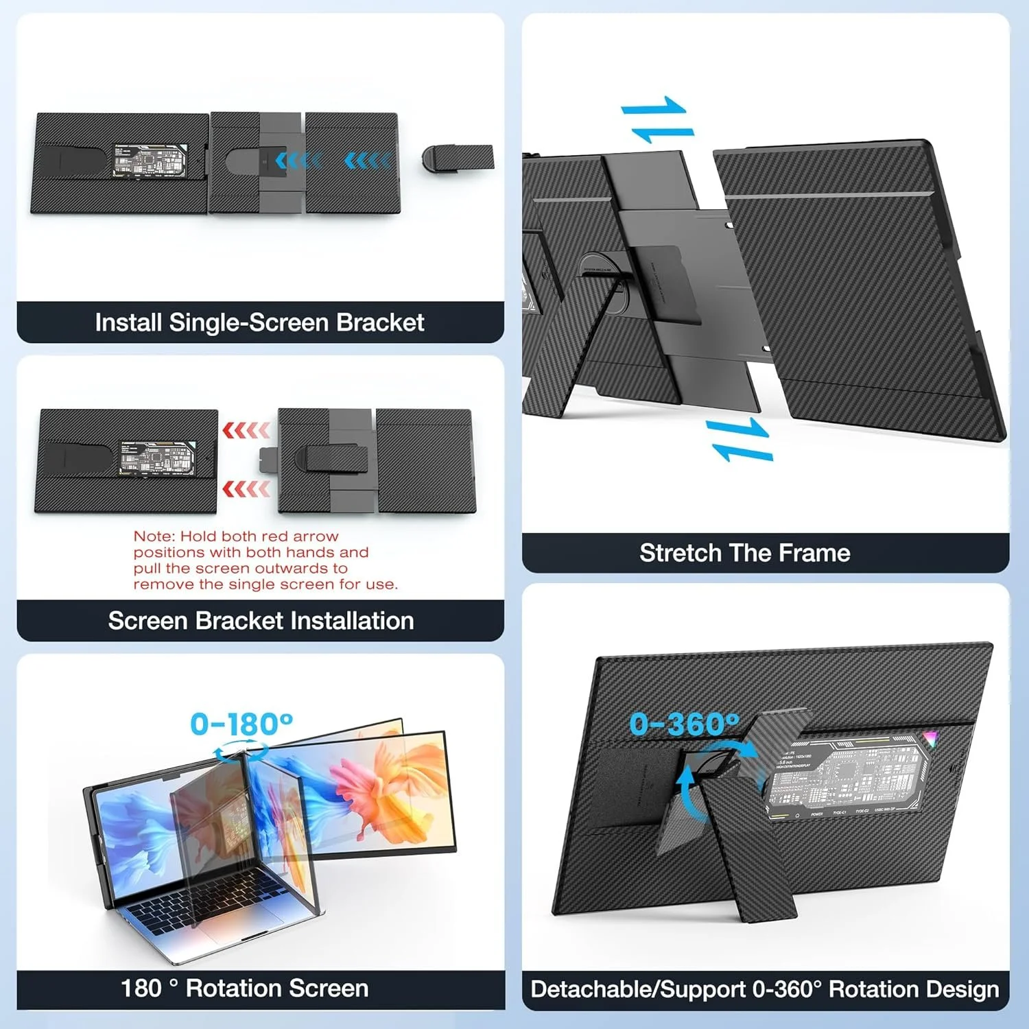 Монітор портативний 15.6" Kwumsy P5 Full HD IPS 60 Гц, фото №5 Монітор портативний 15.6" Kwumsy P5 Full HD IPS 60 Гц, фото №5