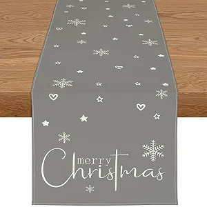 Купити Доріжка на стіл YCOLL Christmas Winter Водовідштовхувальна Сіра - Фото 1 Доріжка на стіл YCOLL Christmas Winter Водовідштовхувальна Сіра - Фото 1