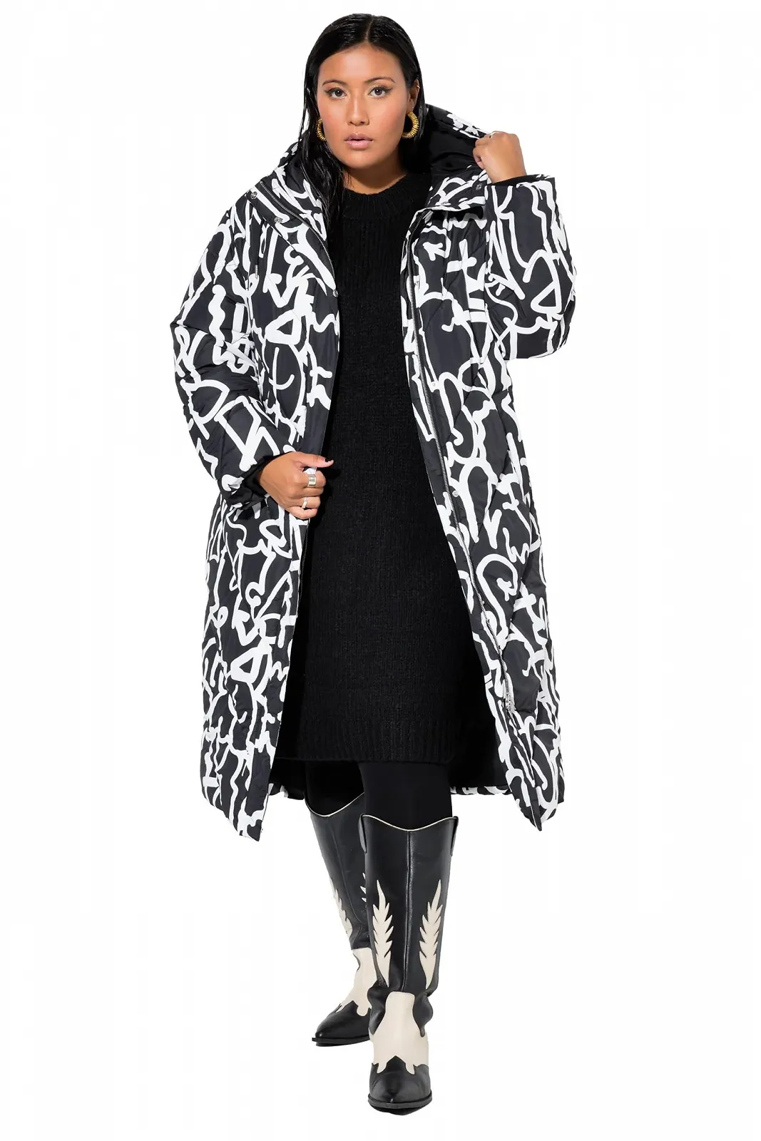 Куртка стеганая Studio Untold Plus Size женская, фото №1 Куртка стеганая Studio Untold Plus Size женская, фото №1