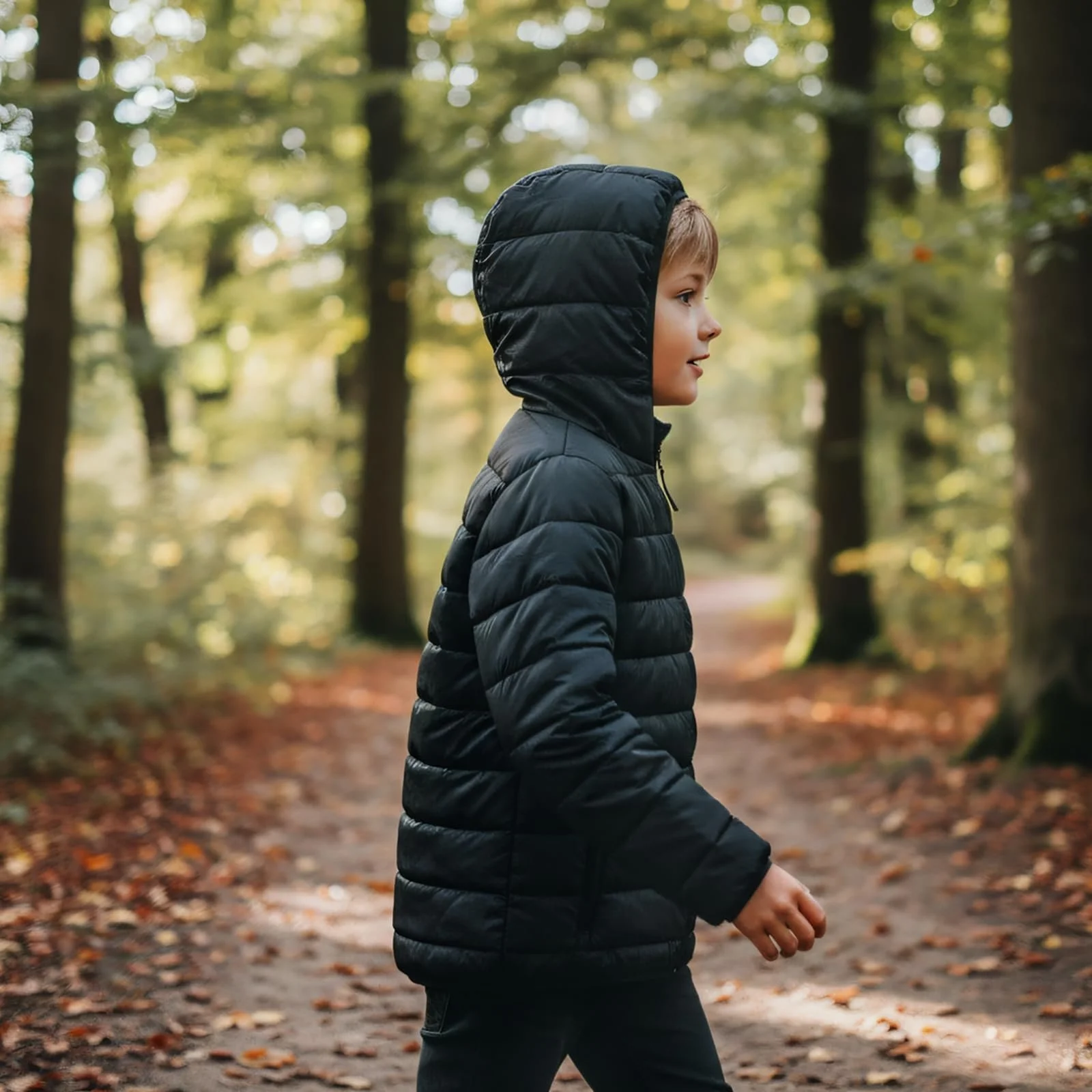 Куртка для хлопчиків з капюшоном Sunny Sprout Легка перехідна Осінь Вітрозахисні рукава, фото №4