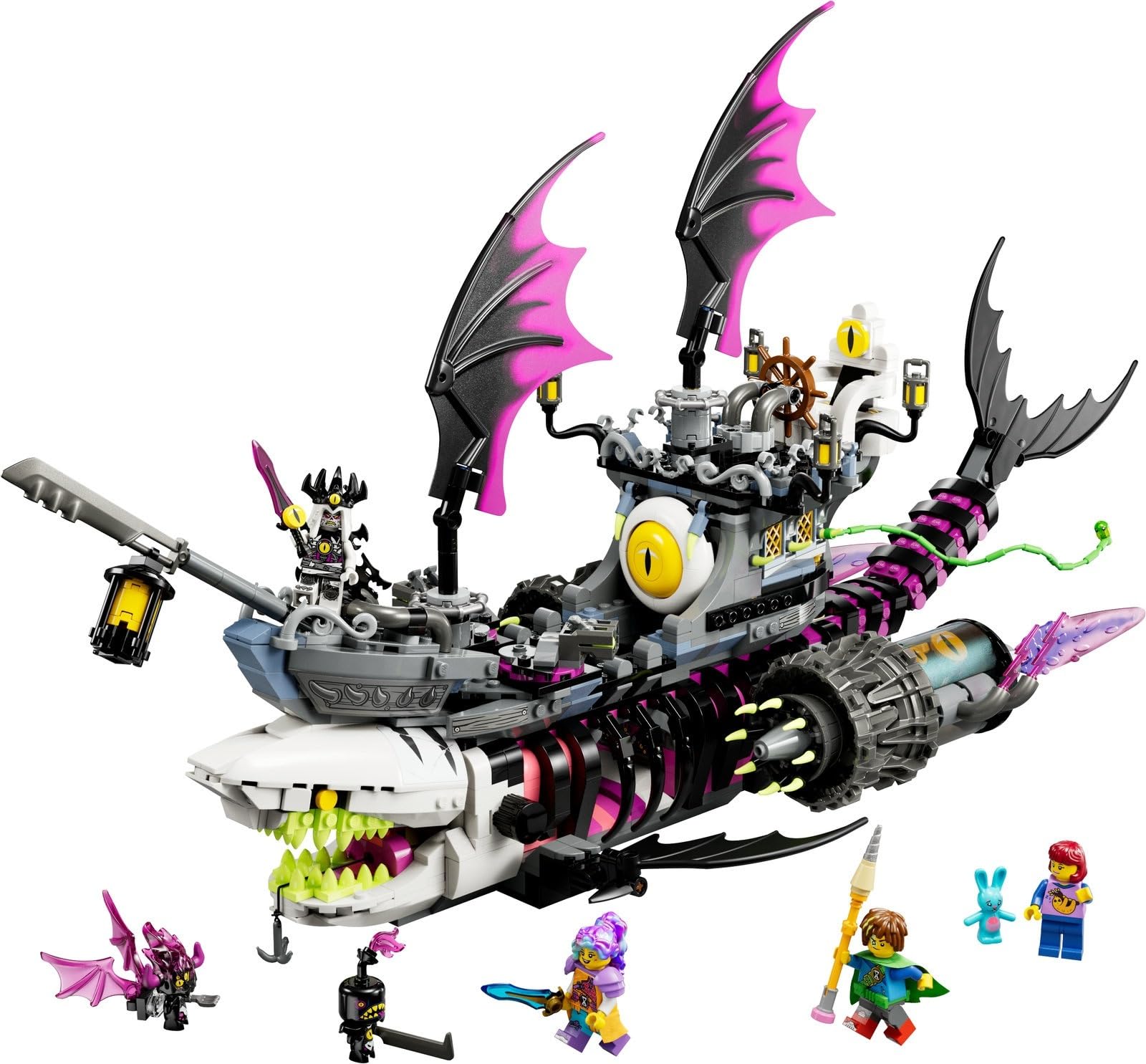 Lego DreamZzz 71469 Корабель Кошмарного Акули, 71461 Фантастичний Будинок на Дереві та 71455 Ельбвардер, фото №3