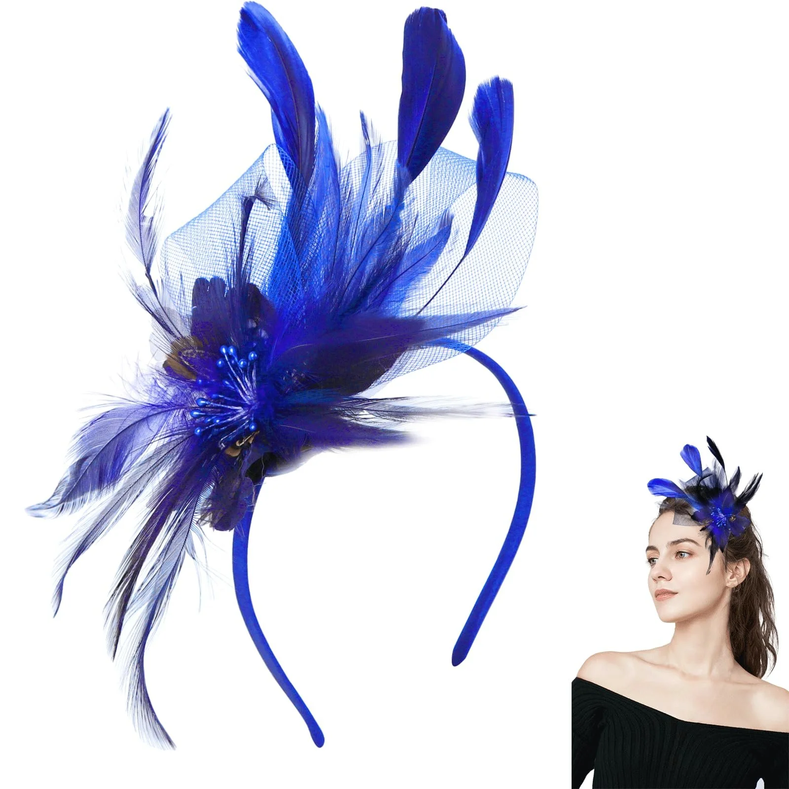 Обруч Larfraecy для выпускного вечера, ретро-Обруч, фото №1