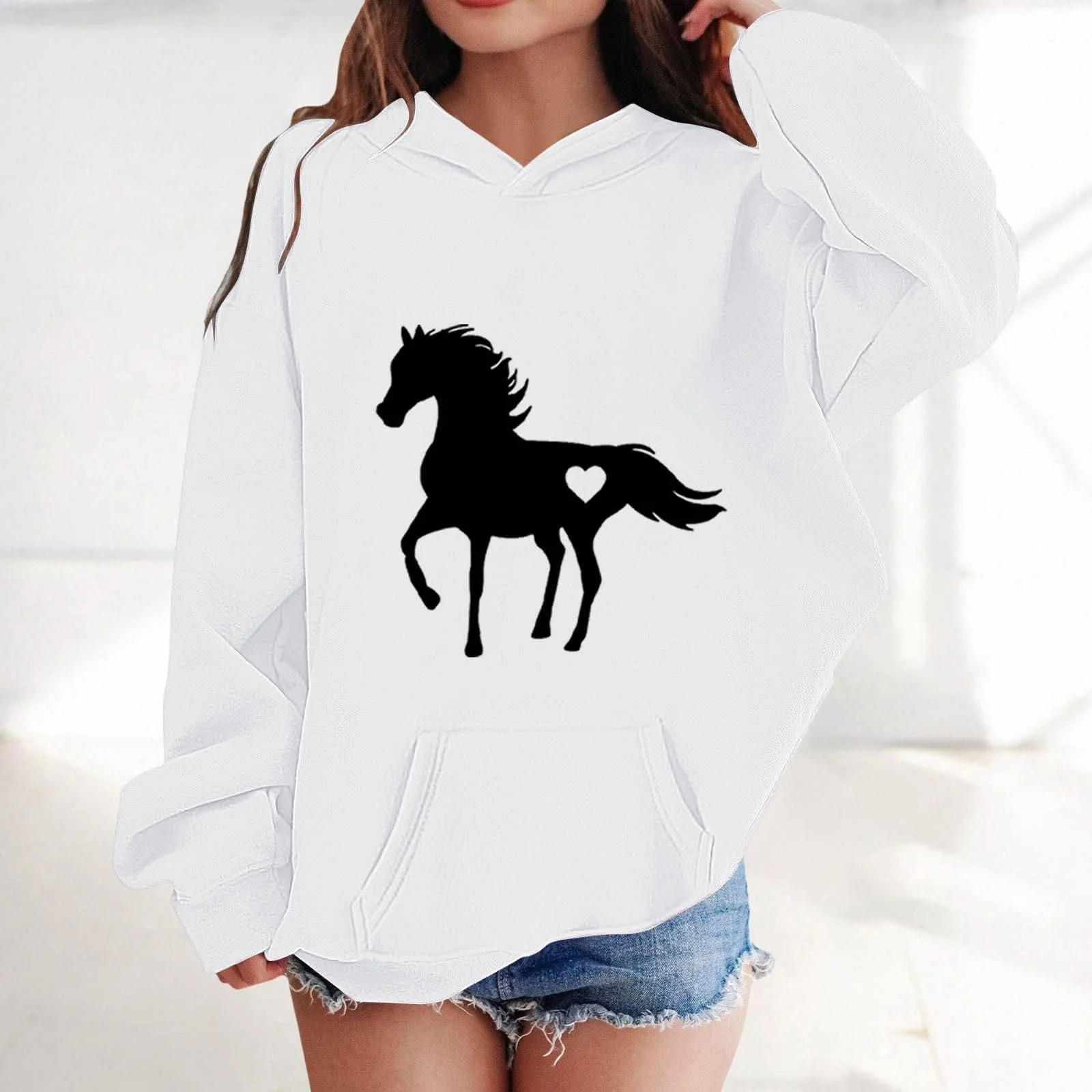 Толстовка для дівчат з довгими рукавами, фото №3