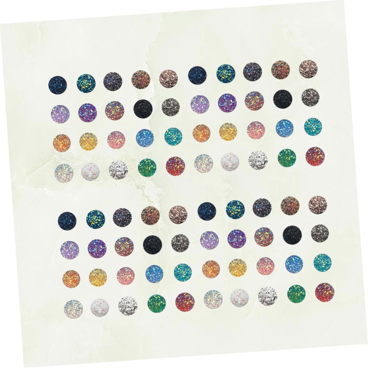 Стрази Круглі WOONEKY 100 шт. смола, плоска задня частина, фото №3