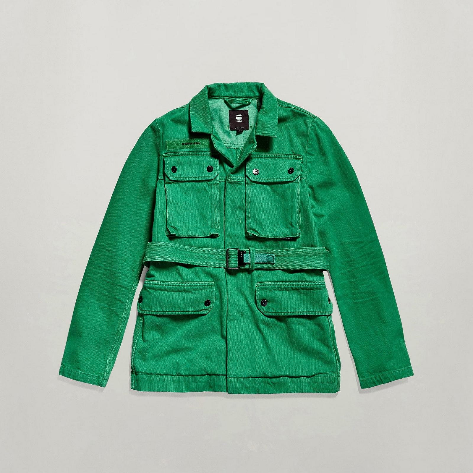 Жіноча джинсова куртка G‑Star 70S Field Denim Jacket Jolly Green - S, фото №4