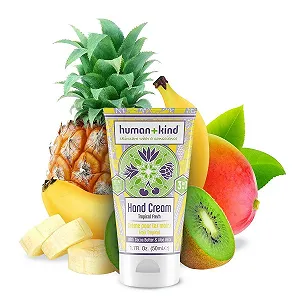 Крем для рук Human+Kind Увлажняющий Tropical Fresh с маслом авокадо и маслом ши для интенсивного увлажнения и гладкой кожи - для сухой, потрескавшейся кожи, 50 мл synthetic.ua - Фото 1