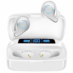 Навушники Esiposs Bluetooth 5.0 Бездротові Вкладки з Мікрофоном Водостійкі IPX7 З чорним Кейсом - Фото 1