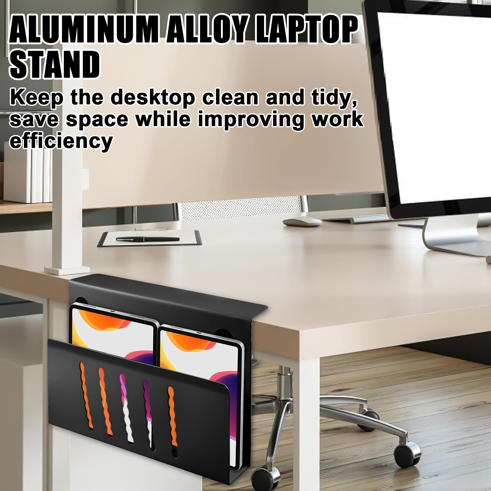 Настенный органайзер для ноутбука, Черный, фото №5