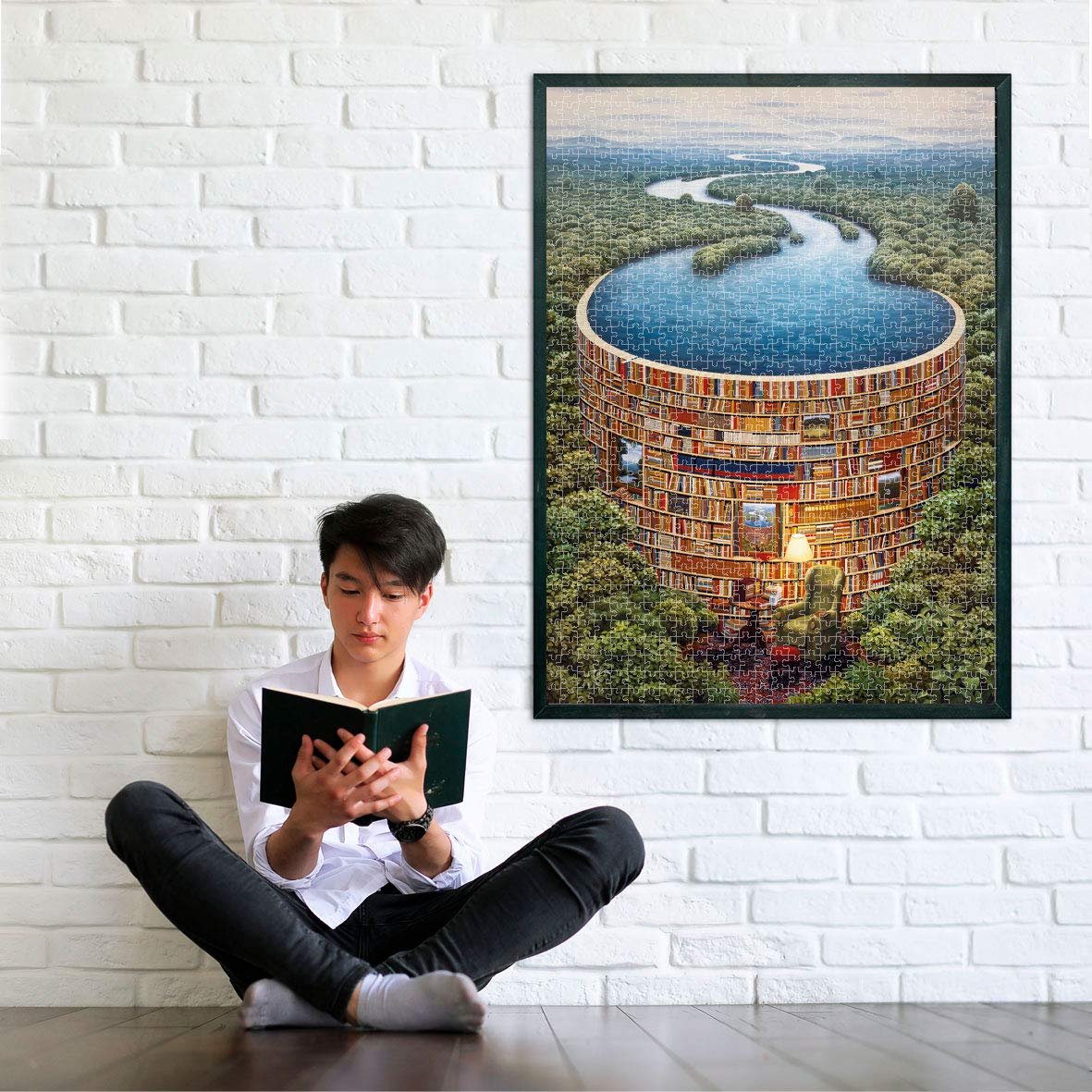 Пазл Clementoni 39603 Bibliodame 1000 элементов, фото №4