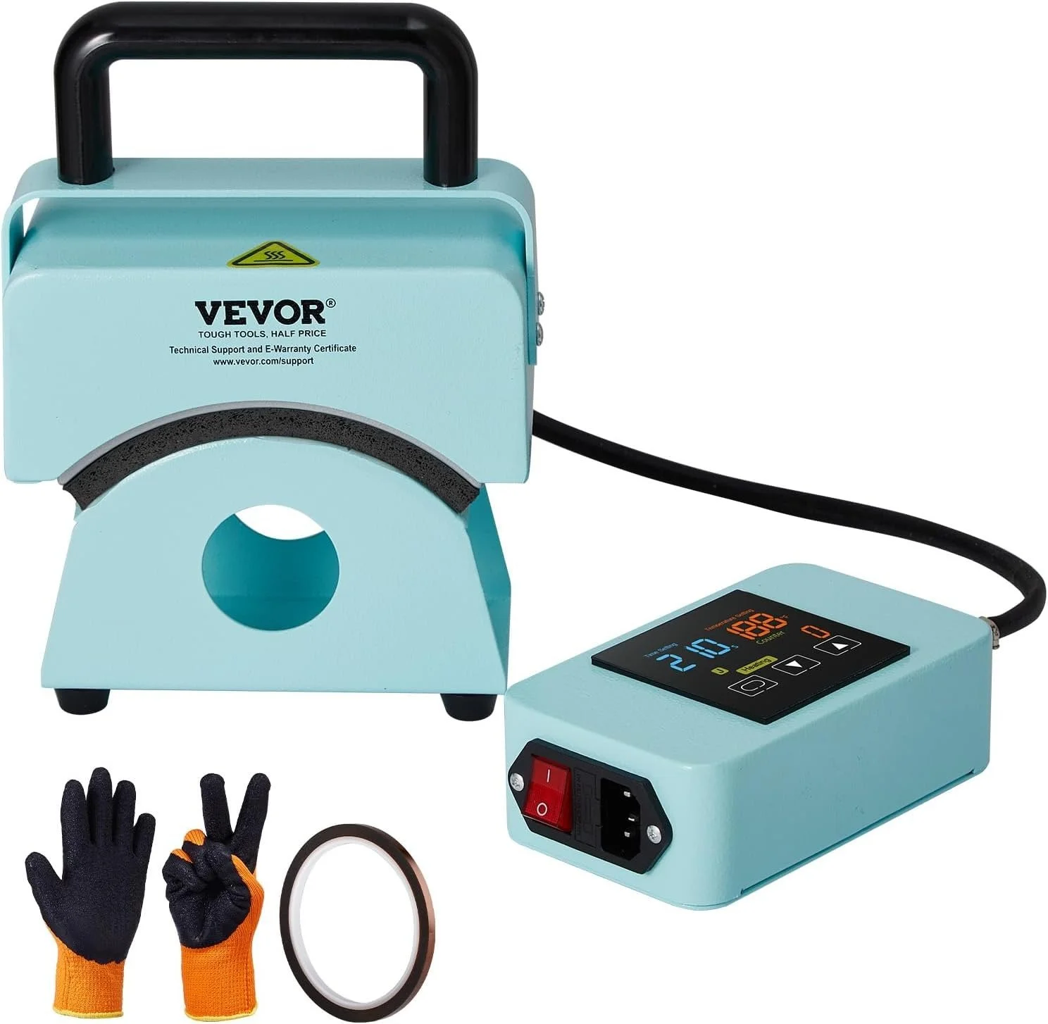 Настільний прес для сублімації VEVOR DF55A Blue, фото №1 Настільний прес для сублімації VEVOR DF55A Blue, фото №1