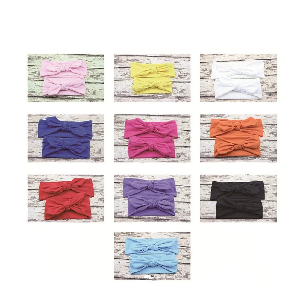 Набір пов'язок на голову Frcolor Мама та дитина, фото №2 Набір пов'язок на голову Frcolor Мама та дитина, фото №2