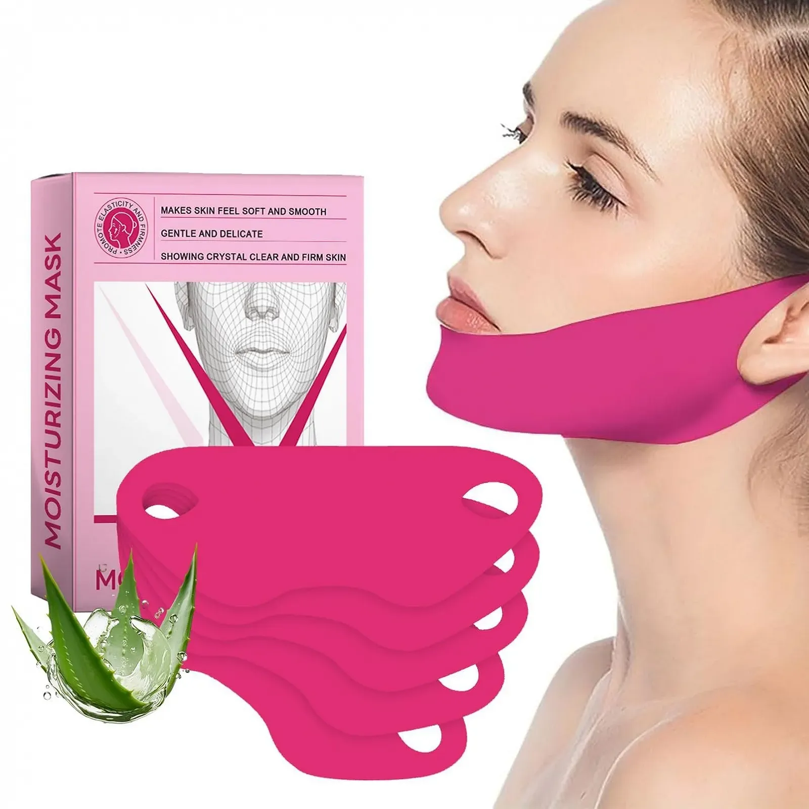 Маска для обличчя V Line Lifting, Маска від другого підборіддя, Маска для підтяжки, фото №1