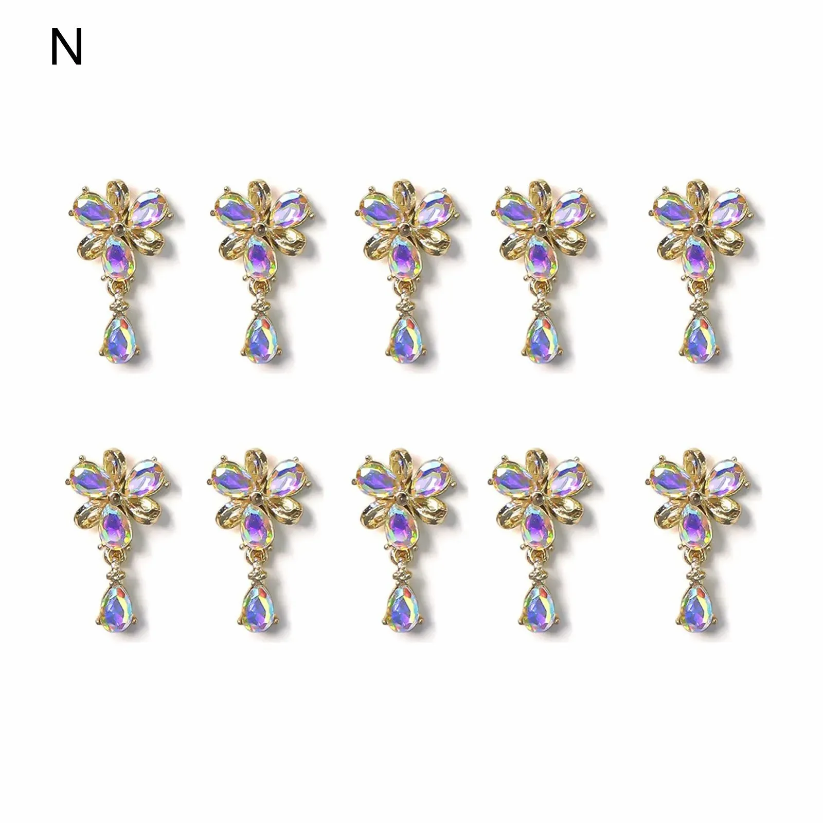 Прикраса для нігтів Стрази Дизайн Декоративні Міцні Акрилові Накладні нігті 3D Метелики Підвіски, фото №2