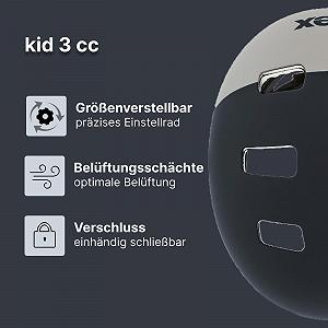 Шлем Uvex Kid 3 cc Детский Регулируемый размер Оптимизированная вентиляция synthetic.ua - Фото 1