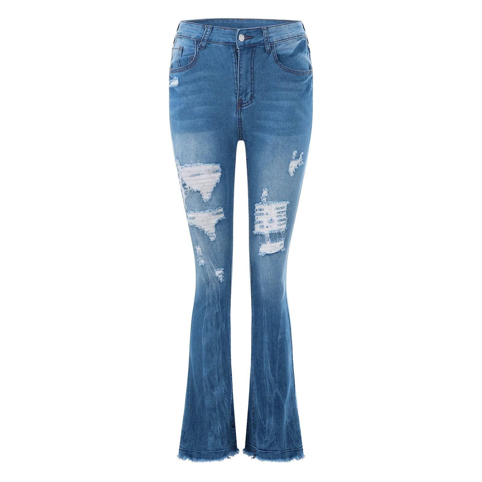 Джинсы Женские Клеш С Высокой Посадкой, фото №2 Джинсы Женские Клеш С Высокой Посадкой, фото №2