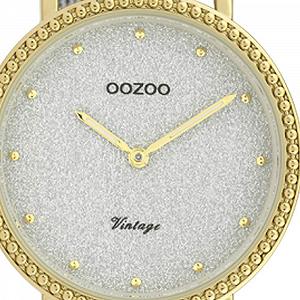 Женские часы Oozoo Vintage C20053 Золотой/серебряный synthetic.ua - Фото 1