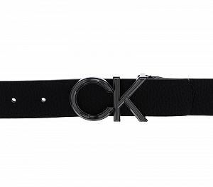 Ремень кожаный регулируемый Calvin Klein W110 черный, можно укоротить, черный, W110 synthetic.ua - Фото 1