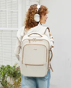 Рюкзак для ноутбука LOVEVOOK Hand Luggage 17.3 дюймів 40L Beige+Khaki Casual synthetic.ua - Фото 1
