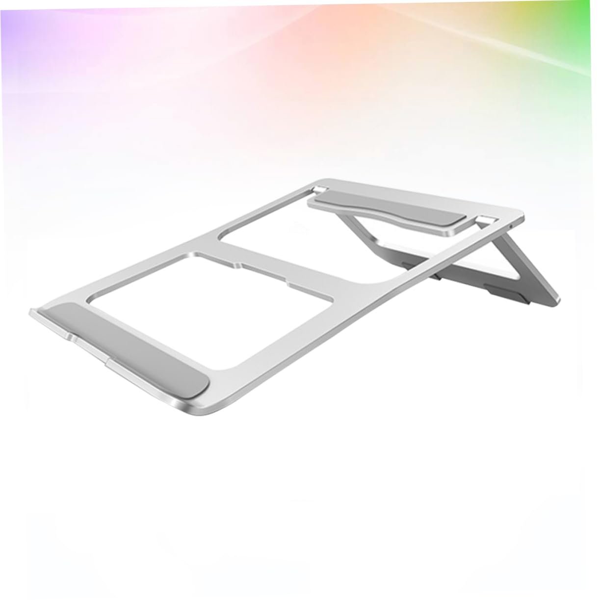 Підставка для ноутбука складана з алюмінієвого сплаву вентильована портативна для використання в офісі вдома або в дорозі, фото №6 Підставка для ноутбука складана з алюмінієвого сплаву вентильована портативна для використання в офісі вдома або в дорозі, фото №6