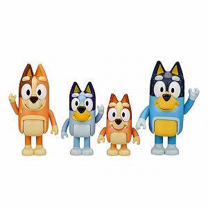 Фігурки BlueY Сімейний набір Бінго, Мама Чілі та Папа Бандит Багатоколірний - Фото 1