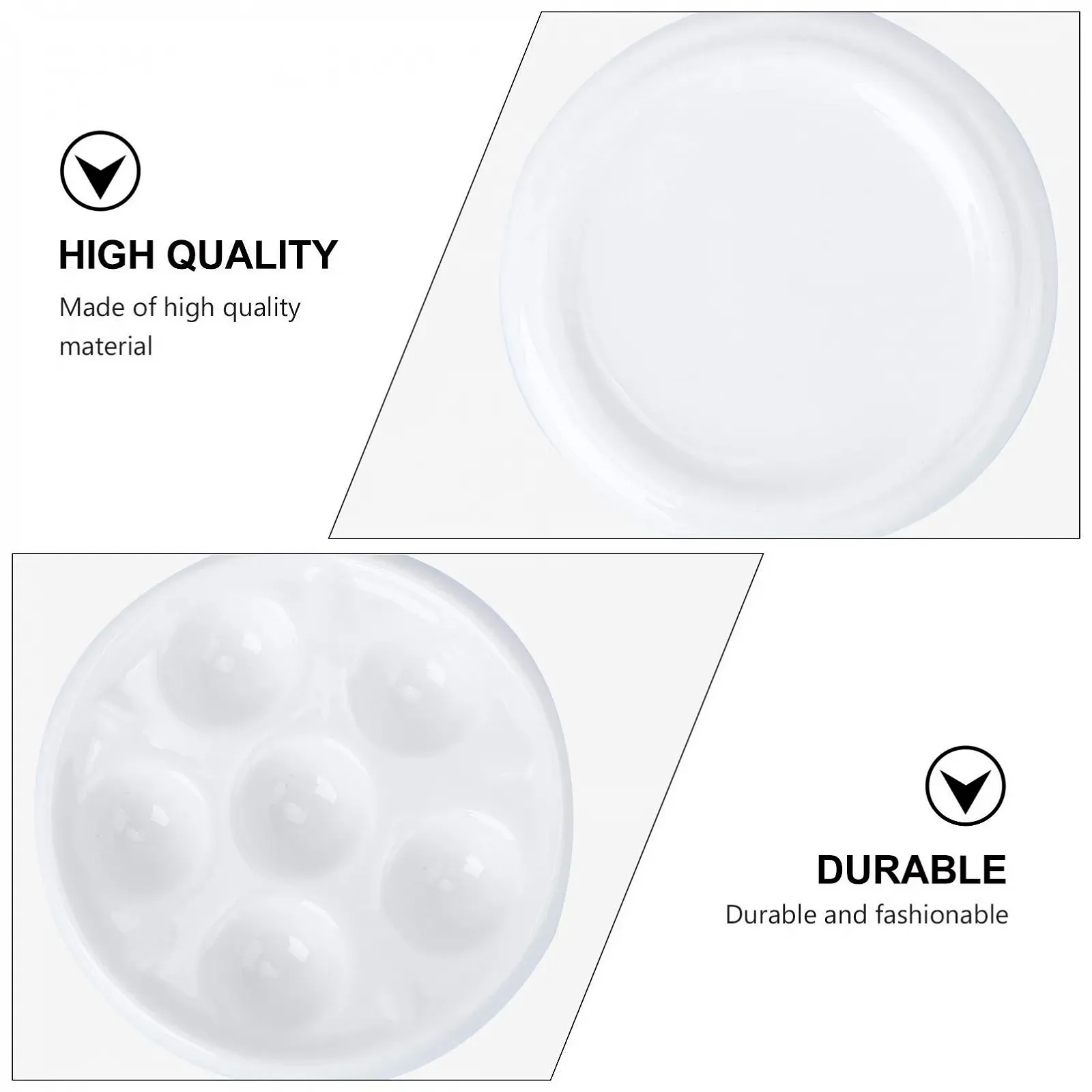 Форма для равликів Luxshiny керамічна на 6 лунок придатна для посудомийної машини, фото №4 Форма для равликів Luxshiny керамічна на 6 лунок придатна для посудомийної машини, фото №4