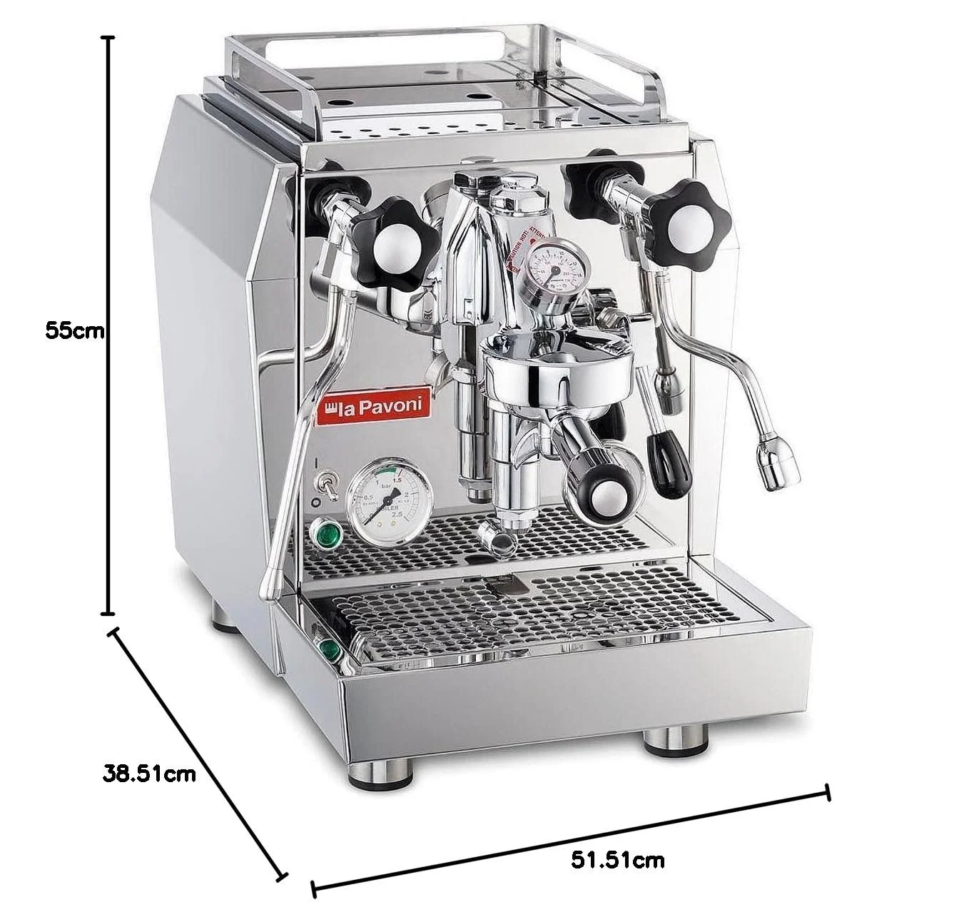 Полупрофессиональная кофемашина La Pavoni Evoluzione Botticelli LPSGEV01EU 1.8 л, Сталь, фото №7