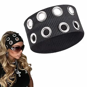 Повязка на голову Женская Эластичная с полыми люверсами - Фото 1