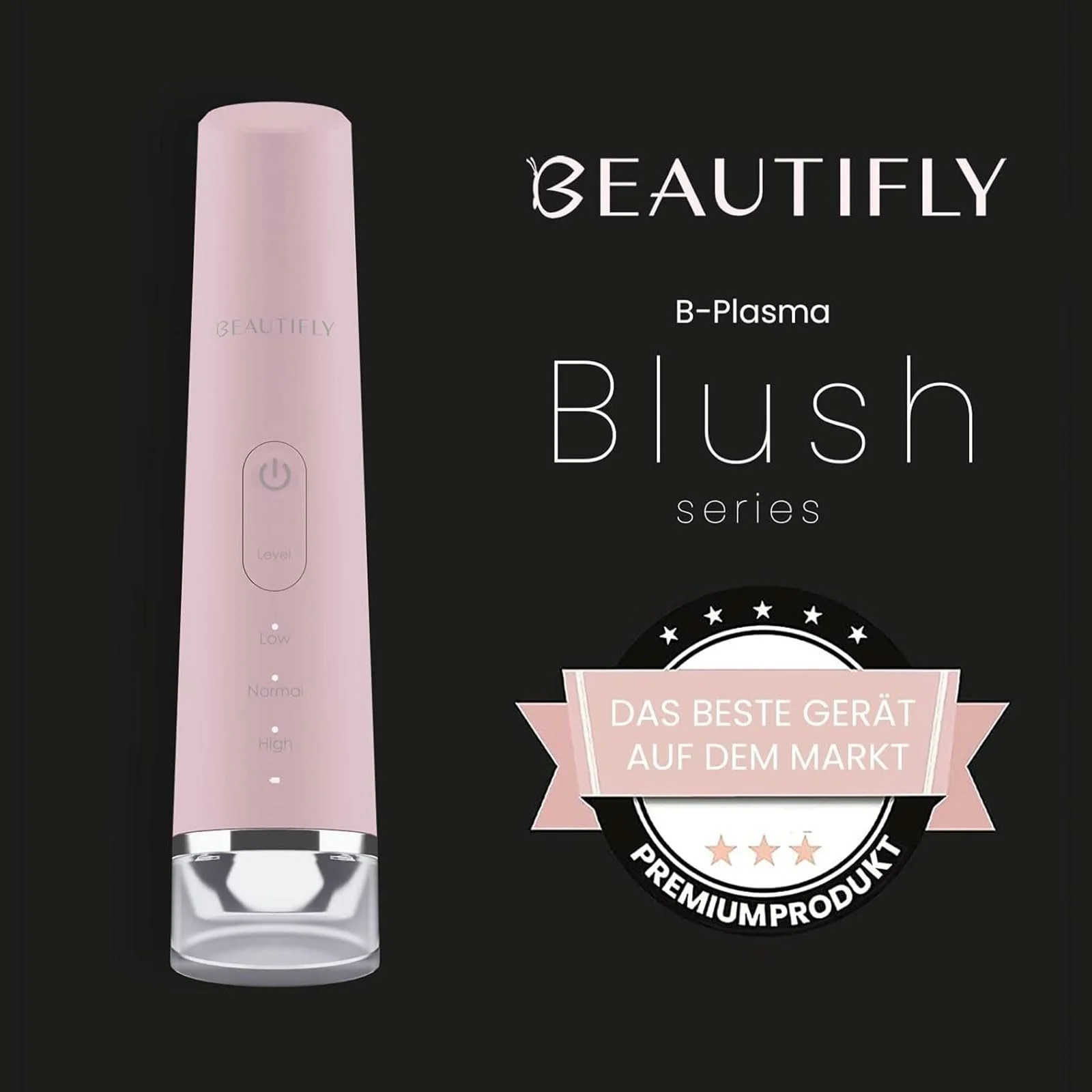 Плазмова ручка Beautifly B-Plasma Blush Масажер проти акне Антивіковий, фото №2