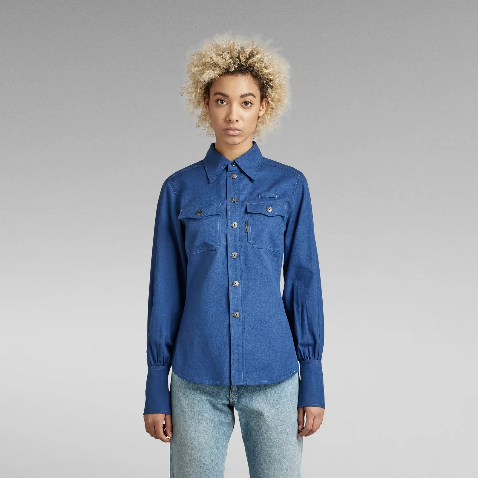 Женская рубашка G-Star RAW Slim Fitted Shirt - S, фото №1