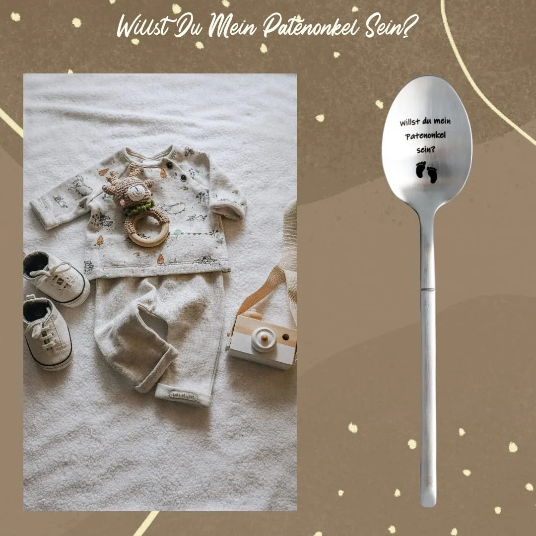 Ложка Zinello Design Godfather Announcement, чайна з подарунковою коробкою, фото №5