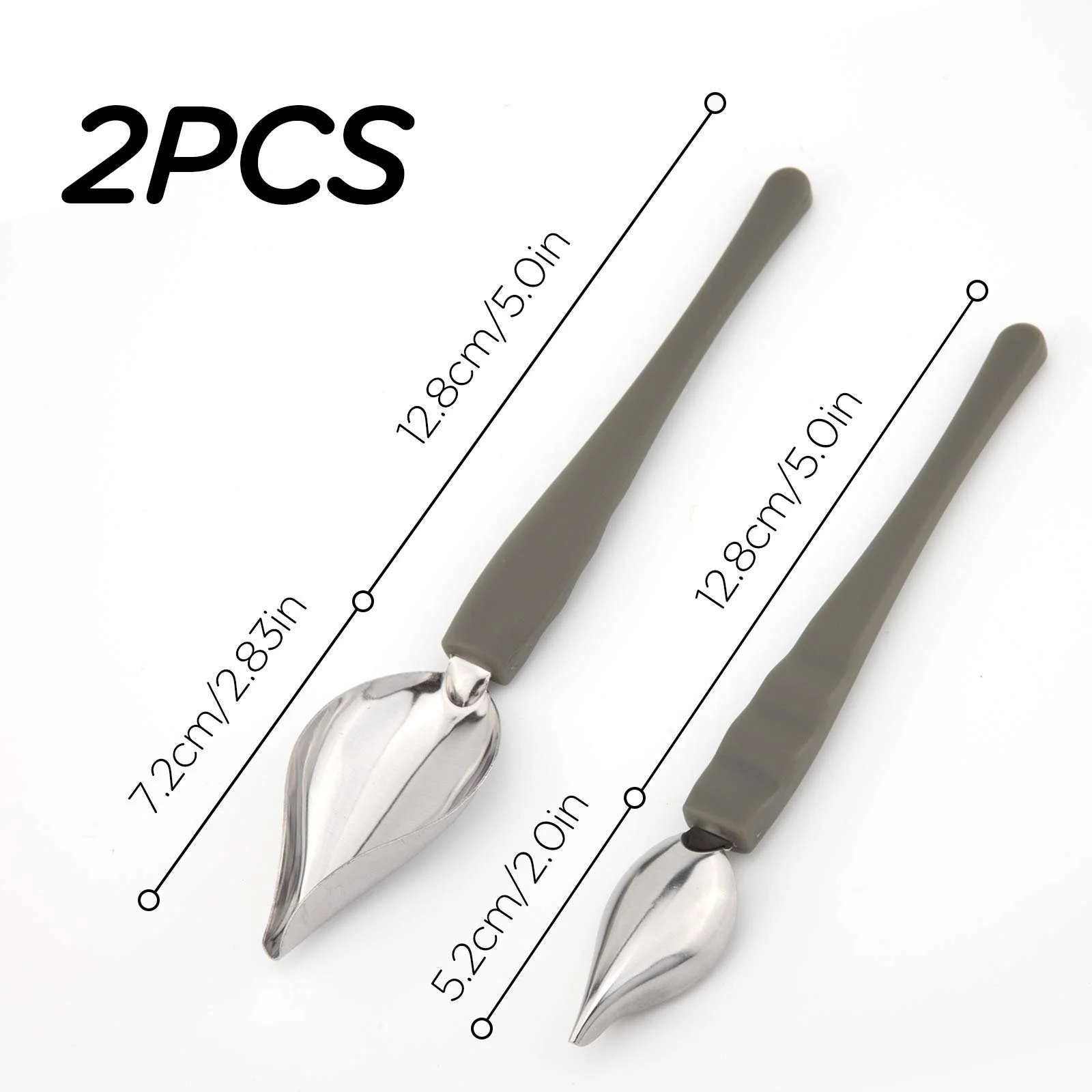 Ложка для декорування LUTER, нержавіюча сталь, 2 розміри, фото №2