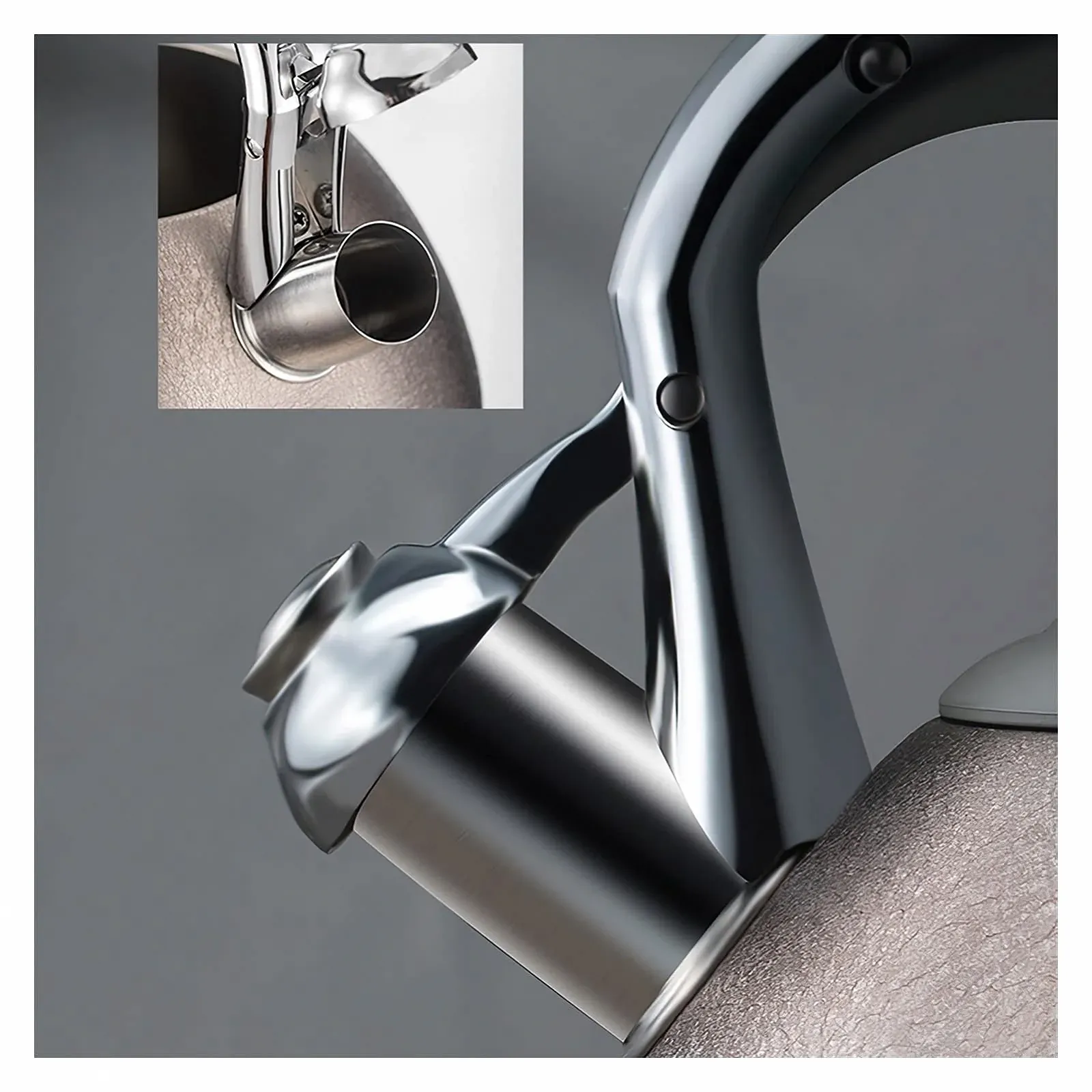 Чайник з нержавіючої сталі з свистком Hemisphere Bronze 3 L, фото №6 Чайник з нержавіючої сталі з свистком Hemisphere Bronze 3 L, фото №6