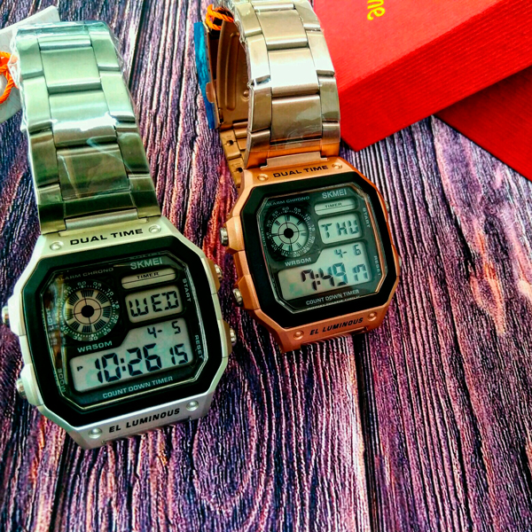 Годинник Skmei Ripple 1335S Срібний, фото №6