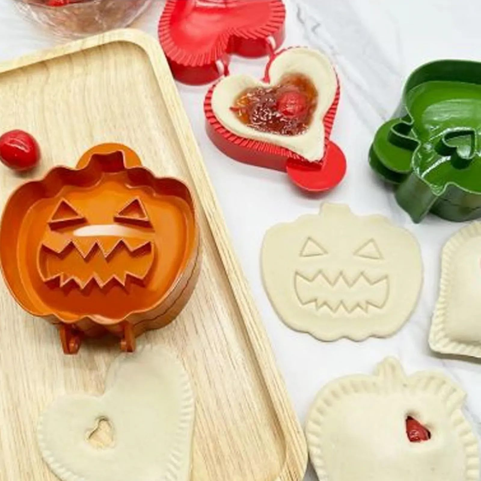 Формы для мини-пирогов 3 штуки для тематической выпечки, фото №3