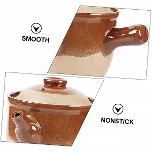 Кастрюля керамическая традиционная для лекарственных средств термостойкая антипригарная synthetic.ua - Фото 1