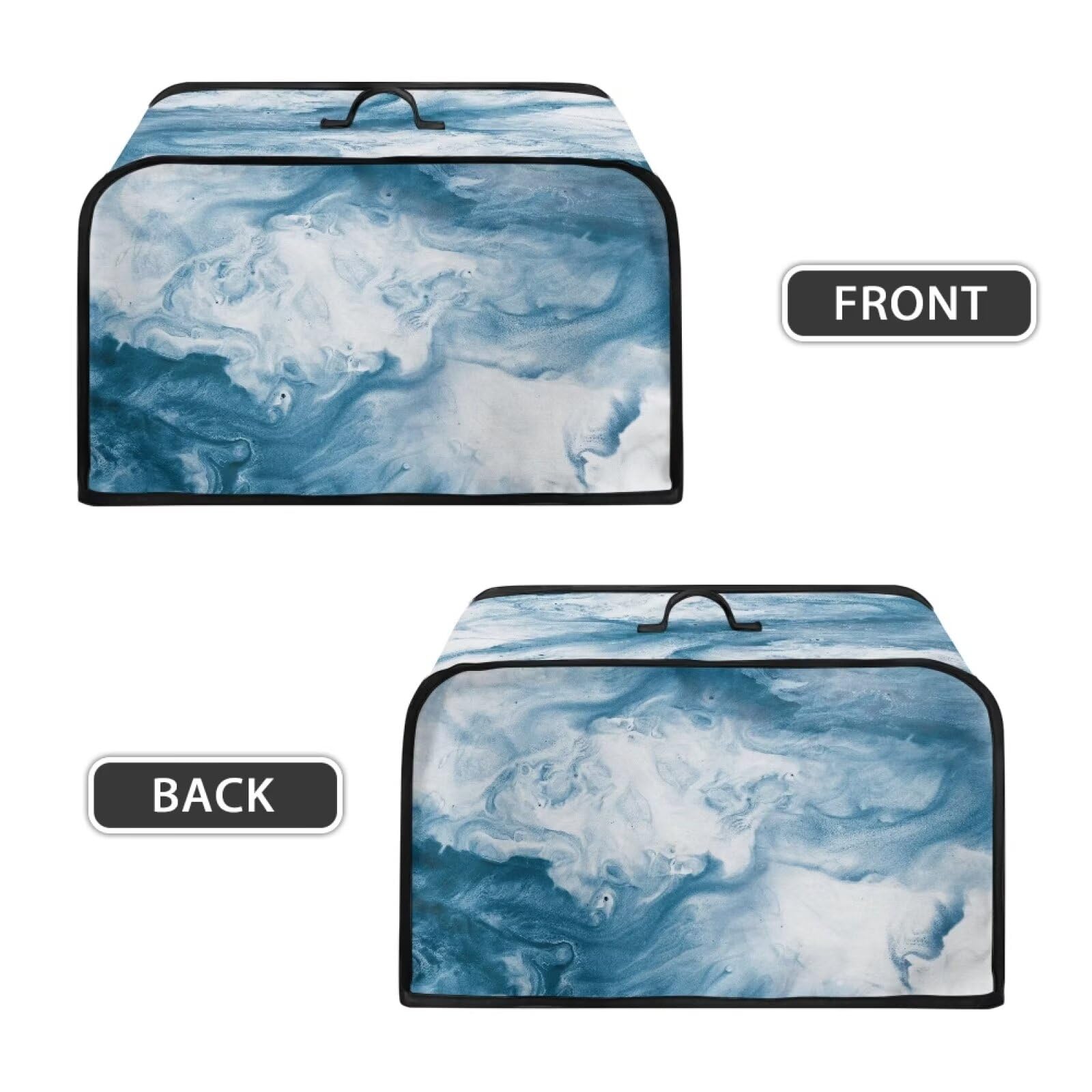 Чехол Xoenoiee Blue Tie Dye Print Crock Pot 6-8qt Синий, фото №5