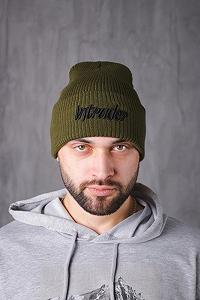 Шапка Intruder хакі big logo - Фото 1