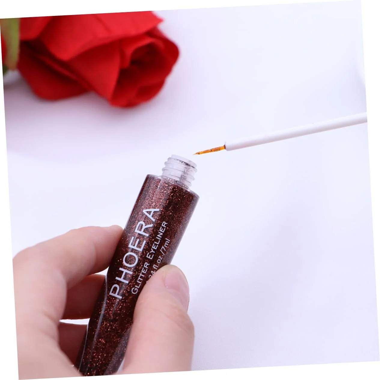 Підводка для очей minkissy з блискітками, рідка, для макіяжу,, фото №7