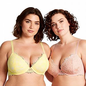 Бюстгальтер Curve Muse на кісточках Plus Size Push Up з ефектом збільшення на 1.5 чашки - Фото 1