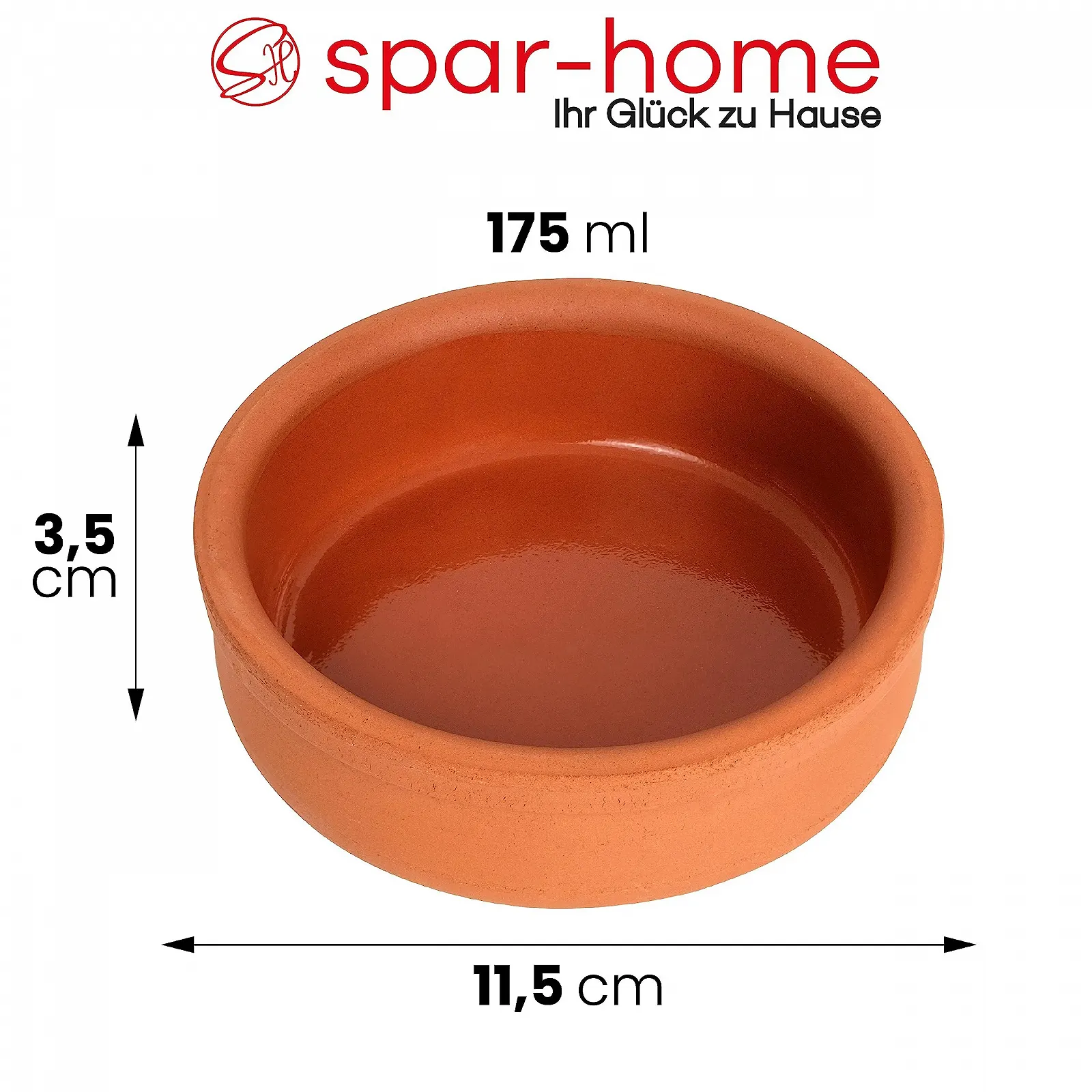 Горшочки для запекания Güvec Глиняные Круглые Набор из 6 шт., фото №2