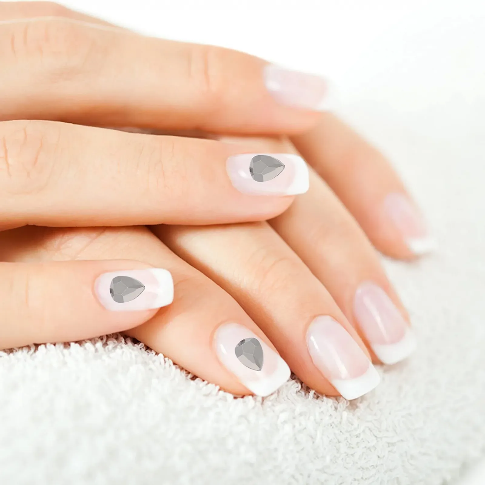 Стразы для ногтей Healvian, 3 коробки, металлические украшения для маникюра, элегантные украшения для ногтей для дома и использования, фото №5